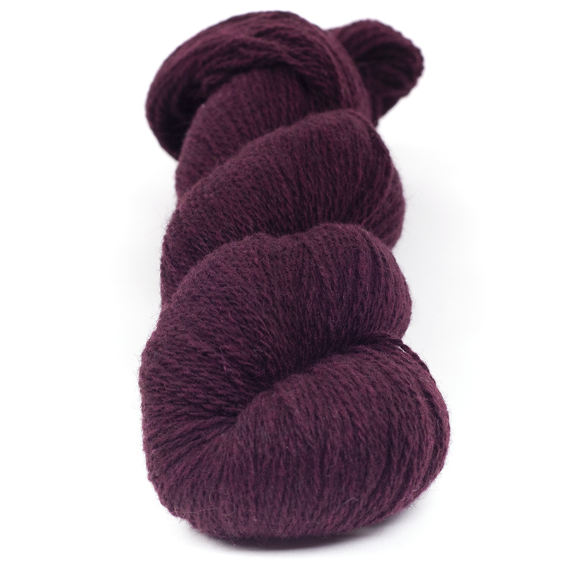 03_mYak_Tibetan Fibers_Yarn Baby Yak_Burgundy_Lace mYak Tibetan Fibers Skein Baby Yak Lace Burgundy