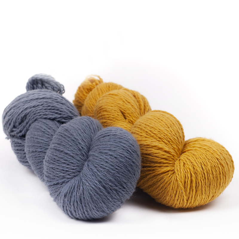 mYak Skeins Tibetan Cloud Wool Salice Grigio Calendula