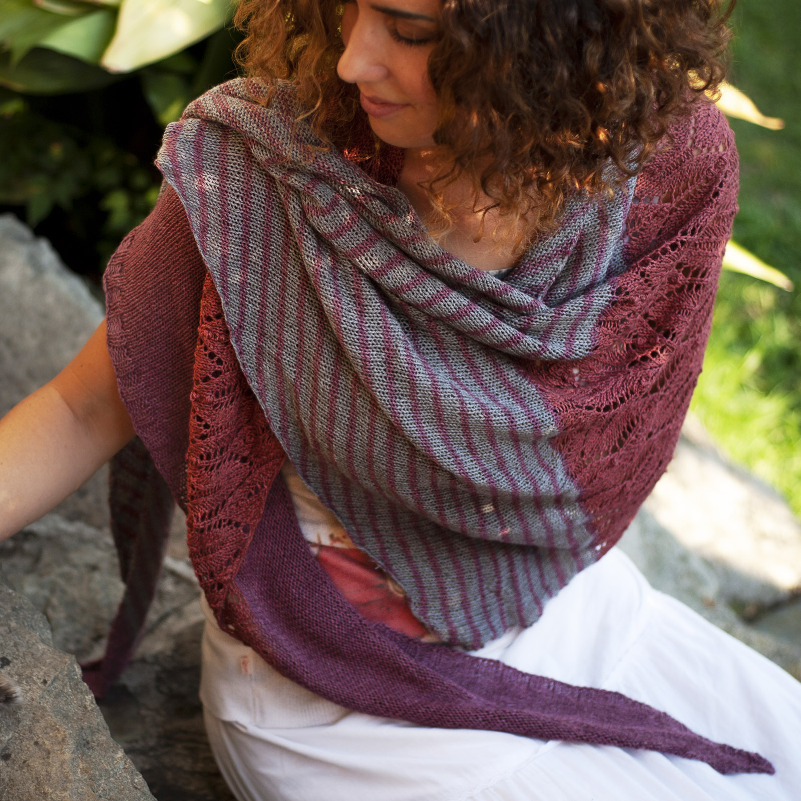 Teroldego Shawl by Caitlin Hunter