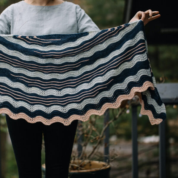 Wildwood shawl by Andrea Mowry