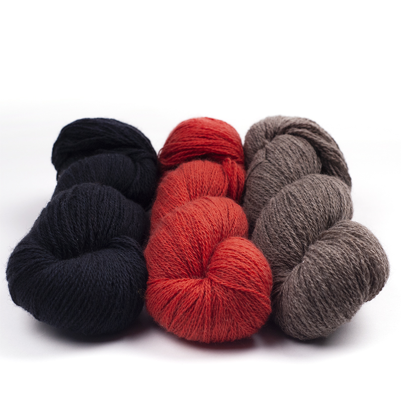 mYak Skeins Midnight Blue Saffron Desert