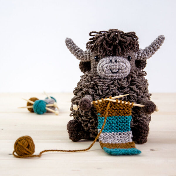 mYak Tibetan Fiber | Tashi The Knitting Yak (Amigurumi)