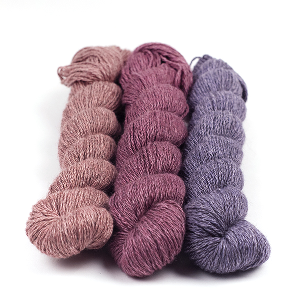 mYak_Justyna Lorkowska_OndaD'amore Shawl_Skeins Ananda Sangria Gelso