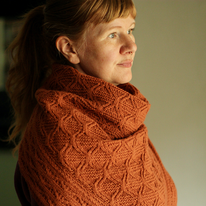mYak_Valtigarth Shawl by Gudrun Johnston