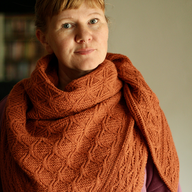 mYak_Valtigarth Shawl by Gudrun Johnston