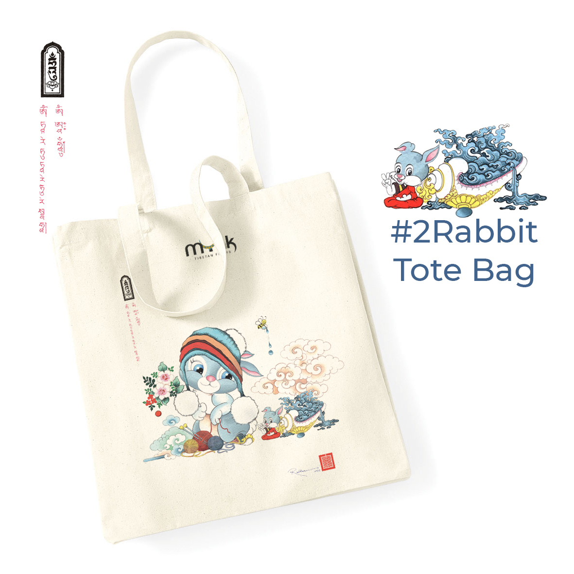 mYak_Tibetan Zodiac Rabbit_Tote Bag Grandi_01
