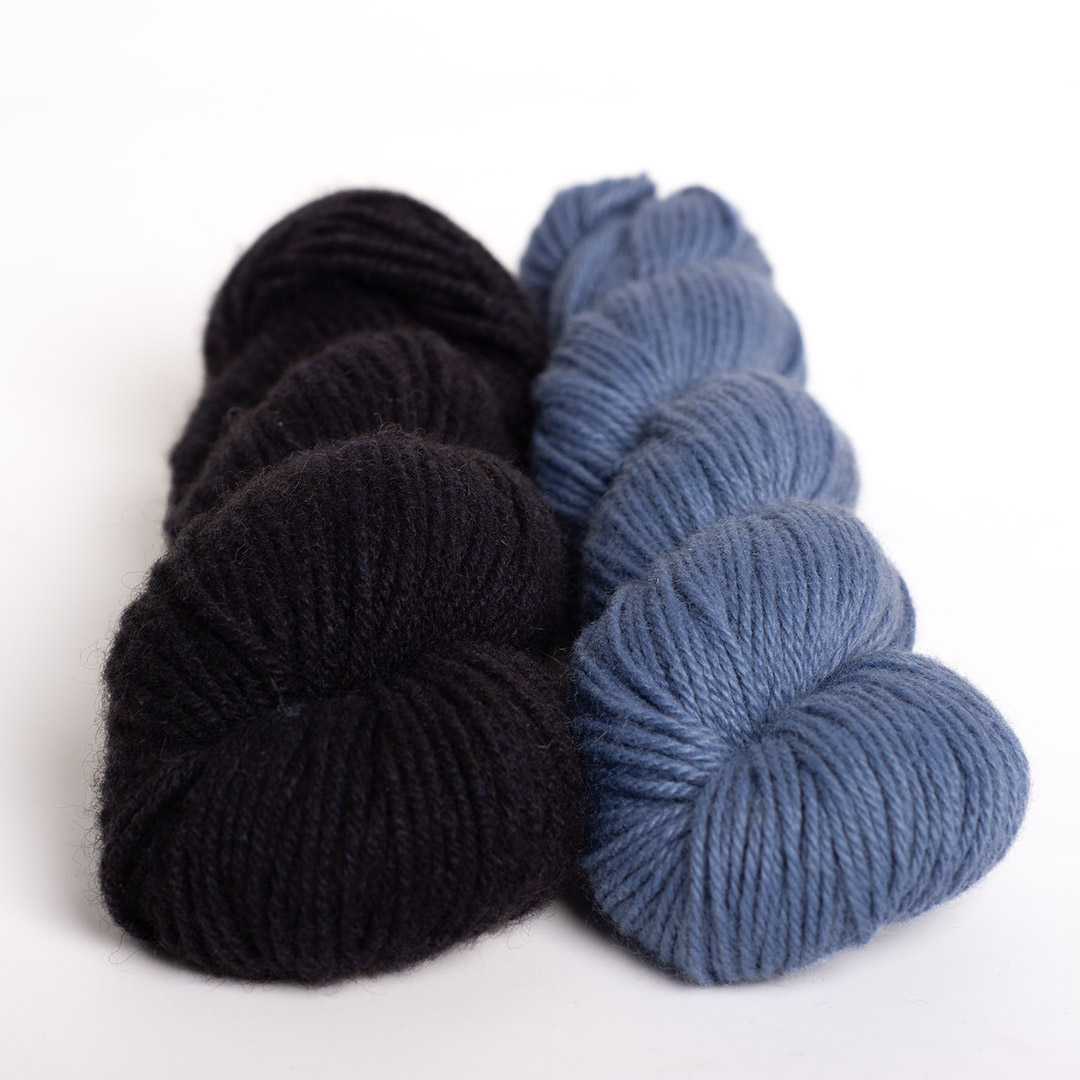 mYak_Yarn_Midnight Blue Dusty Blue_Medium