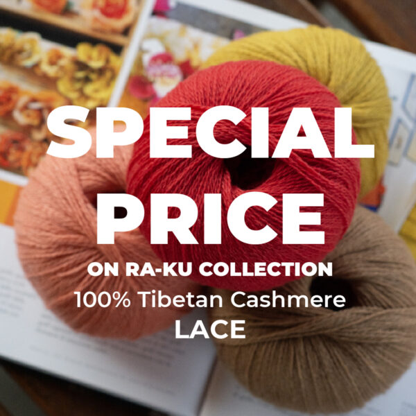 Special Price | Ra-Ku Collection | Fiocco di Cashmere | Lace