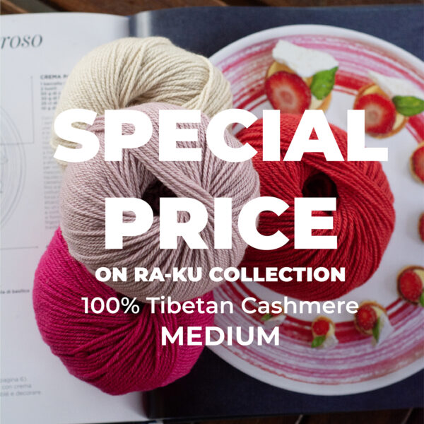 Special Price | Ra-Ku Collection | Fiocco di Cashmere | Medium