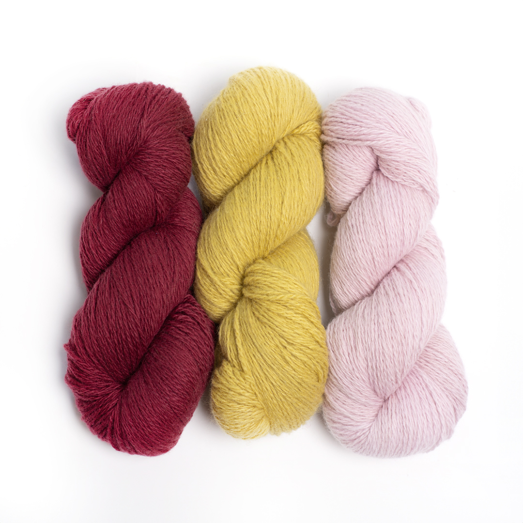 mYak_Yarns_Sugar Beet Dandelion Cherry Blossom_