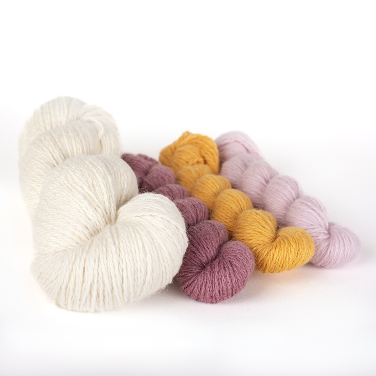 mYak_Yarn_Wild Daisy Peony Cherry Blossom Botton d'oro