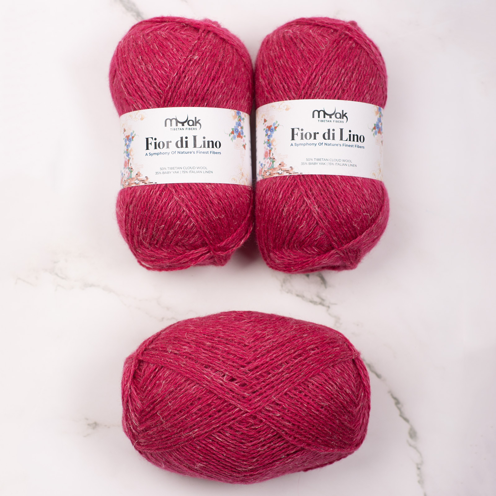 mYak_Yarn_Fior di lino_Anemone Pink