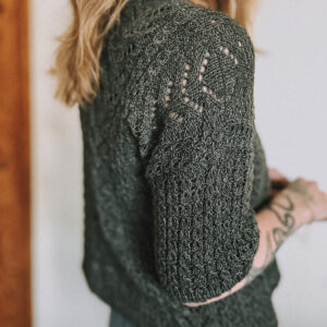 Stromboli Tee in Kupa mYak Yarns