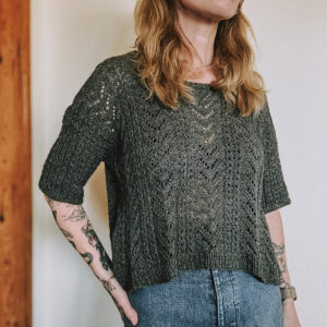 Stromboli Tee in Kupa mYak Yarns