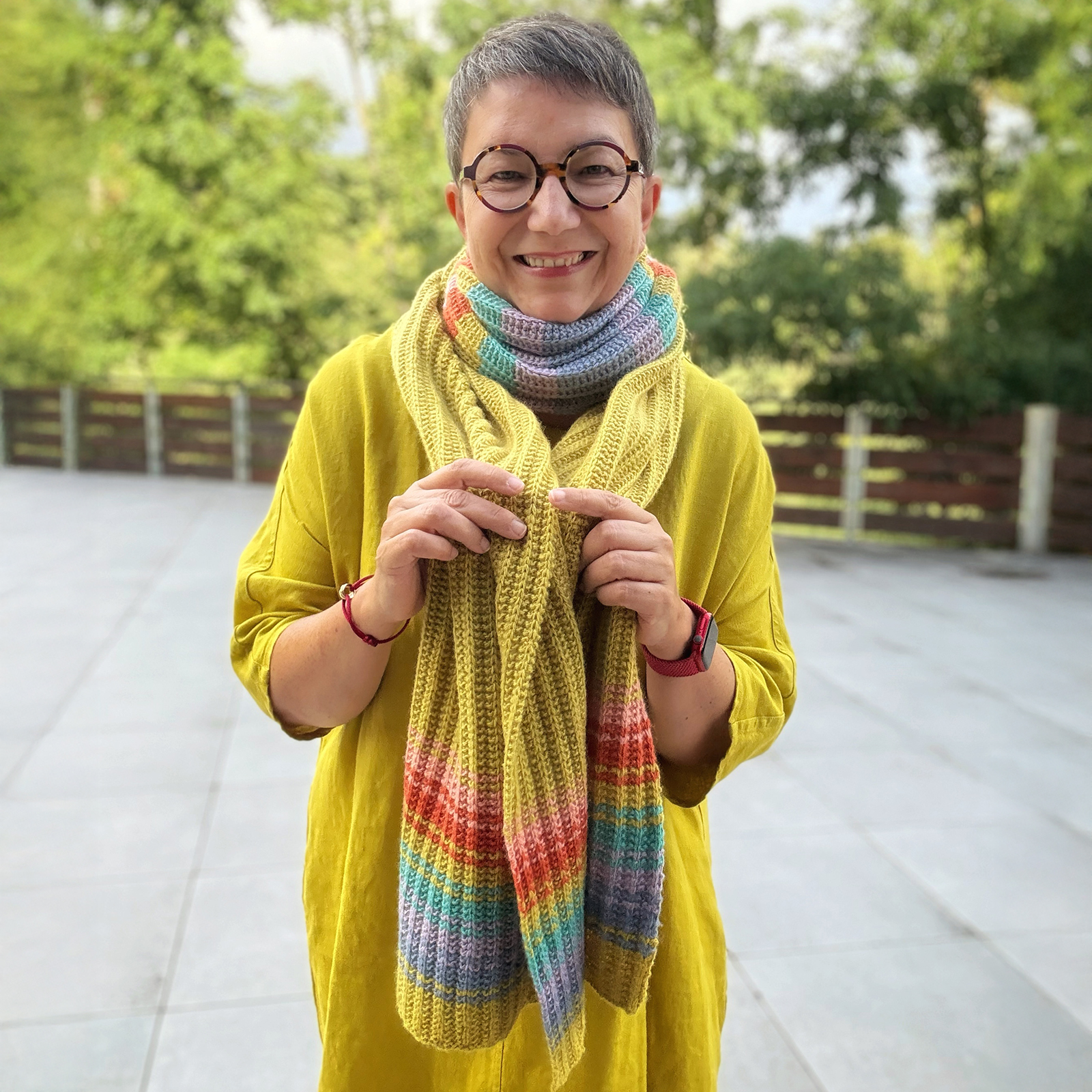 Cozy Karma Scarf by Aimee deBaun