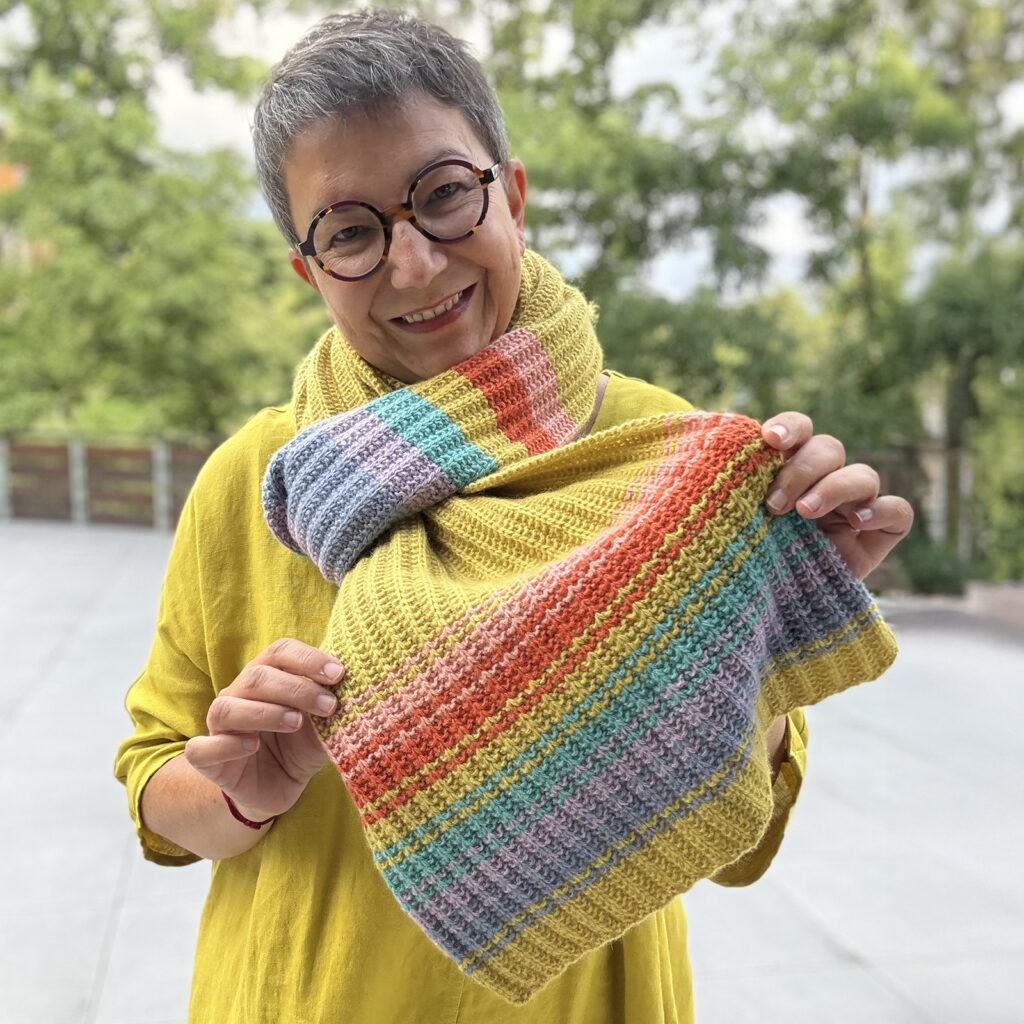 Cozy Karma Scarf by Aimee deBaun