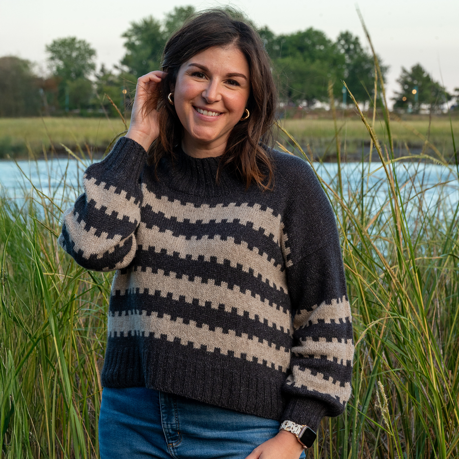 Night Lines in Fior Di Lino by Samantha Guerin