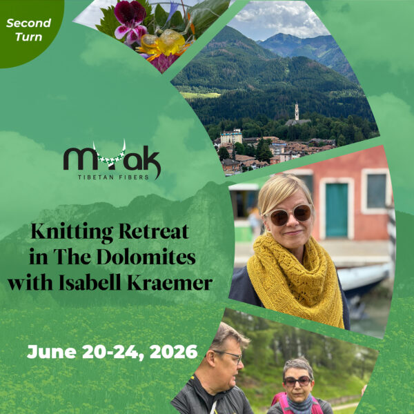 mYak Knitting Retreat in Italy with Isabell Kraemer | Dolomites 2026 | Second Turn